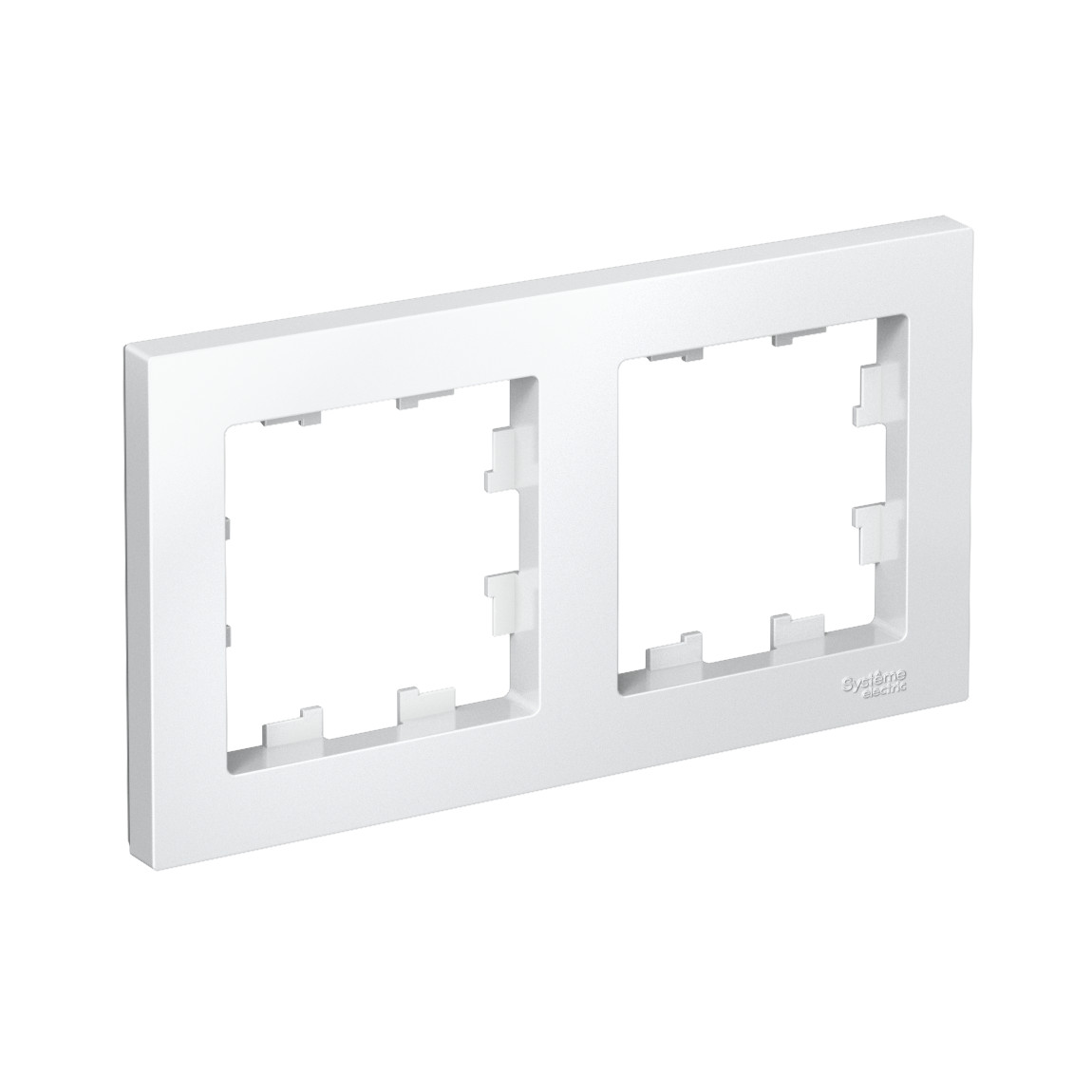 systeme electric atlasdesign рамка 2-я горизонтальная лотос