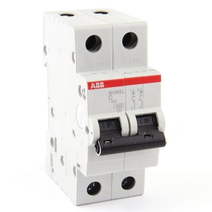 abb автоматический выключатель sh202l 2p 50а 4,5ka  