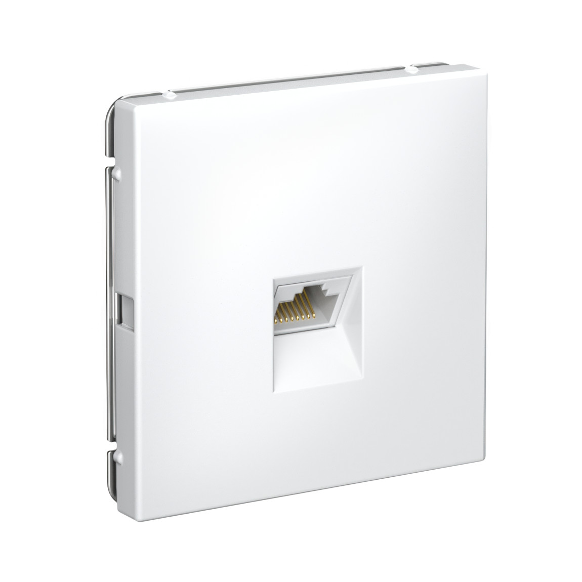 system electric artgallery розетка компьютерная 1-я rj45 6е кат. белый gal000186