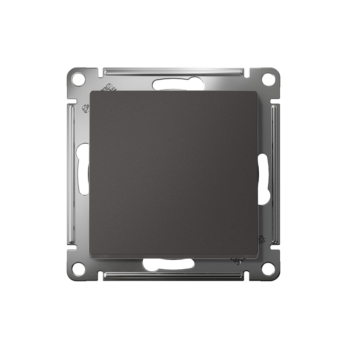systeme electric atlasdesign выключатель кнопочный 1-клавишный базальт atn001415