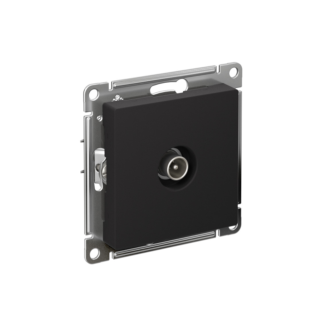 systeme electric atlasdesign розетка tv коннектор карбон atn001093