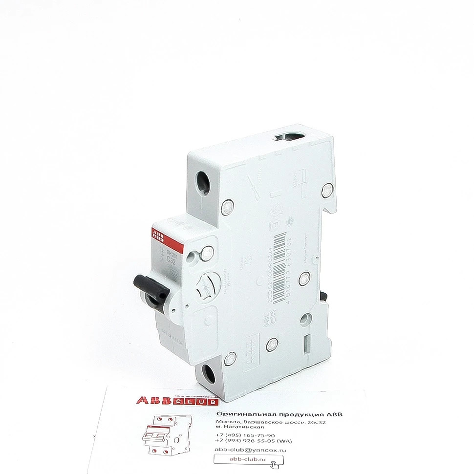 abb автоматический выключатель sh201 1p 32а 6ka 2cds211001r0324