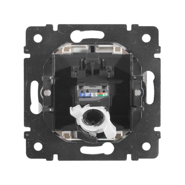 legrand valena розетка компьютерная 1-я rj-45 utp 300мгц 8 контактов 1выход 5 кат. алюминий