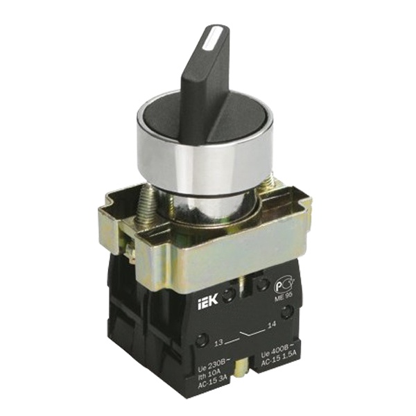 Переключатель LAY5-BD25 на 2 полож. черн. I-O станд. ручка IEK BSW60-BD-2-K02