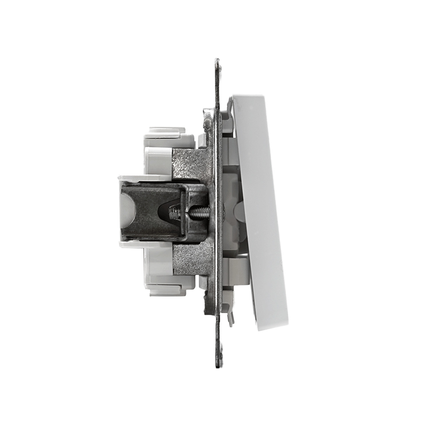 systeme electric atlasdesign, переключатель 2-клавишный белый atn000165