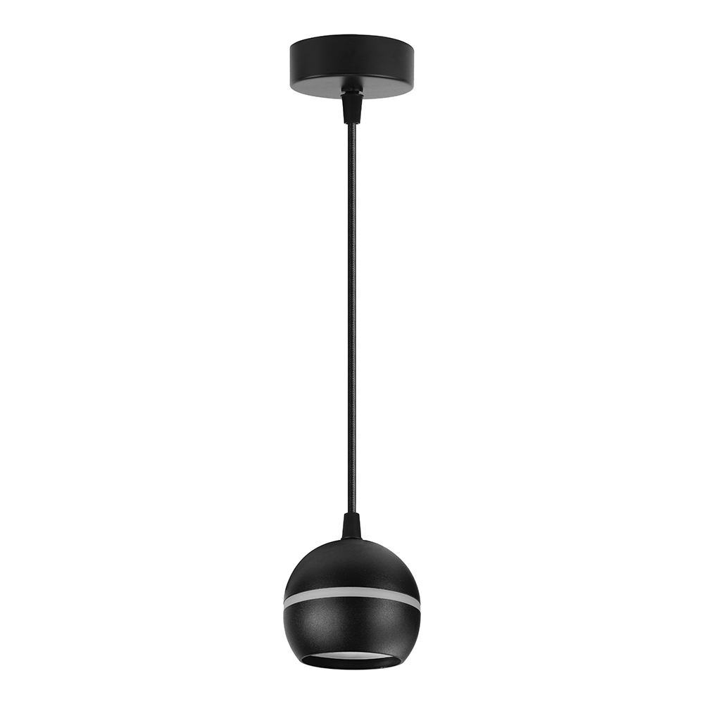 Светильник потолочный Feron HL3568 на подвесе GX53 15W 230V, черный 90*80
