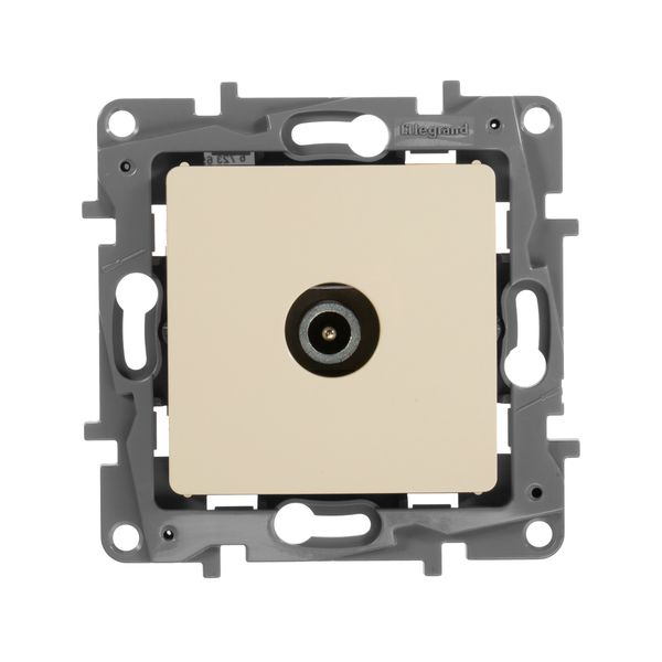 legrand etika розетка телевизионная оконечная 5 дб - 5-862 мгц слоновая кость