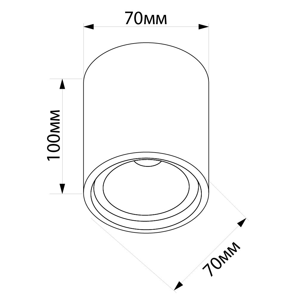 светильник потолочный ml175 mr16 35w 220v,белый,хром feron