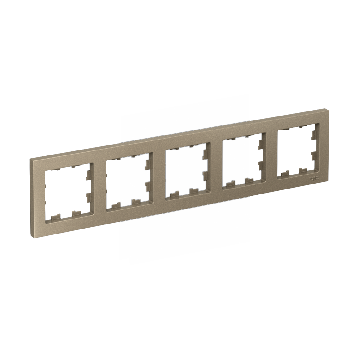 Systeme Electric ATLASDESIGN рамка 5-я горизонтальная шампань