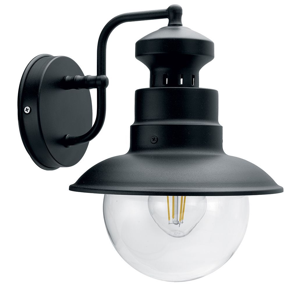 Светильник садово-парковый, 60W 230V IP44 черный, PL571 