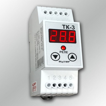 Терморегулятор на дин-рейку TK-3 DigiTop