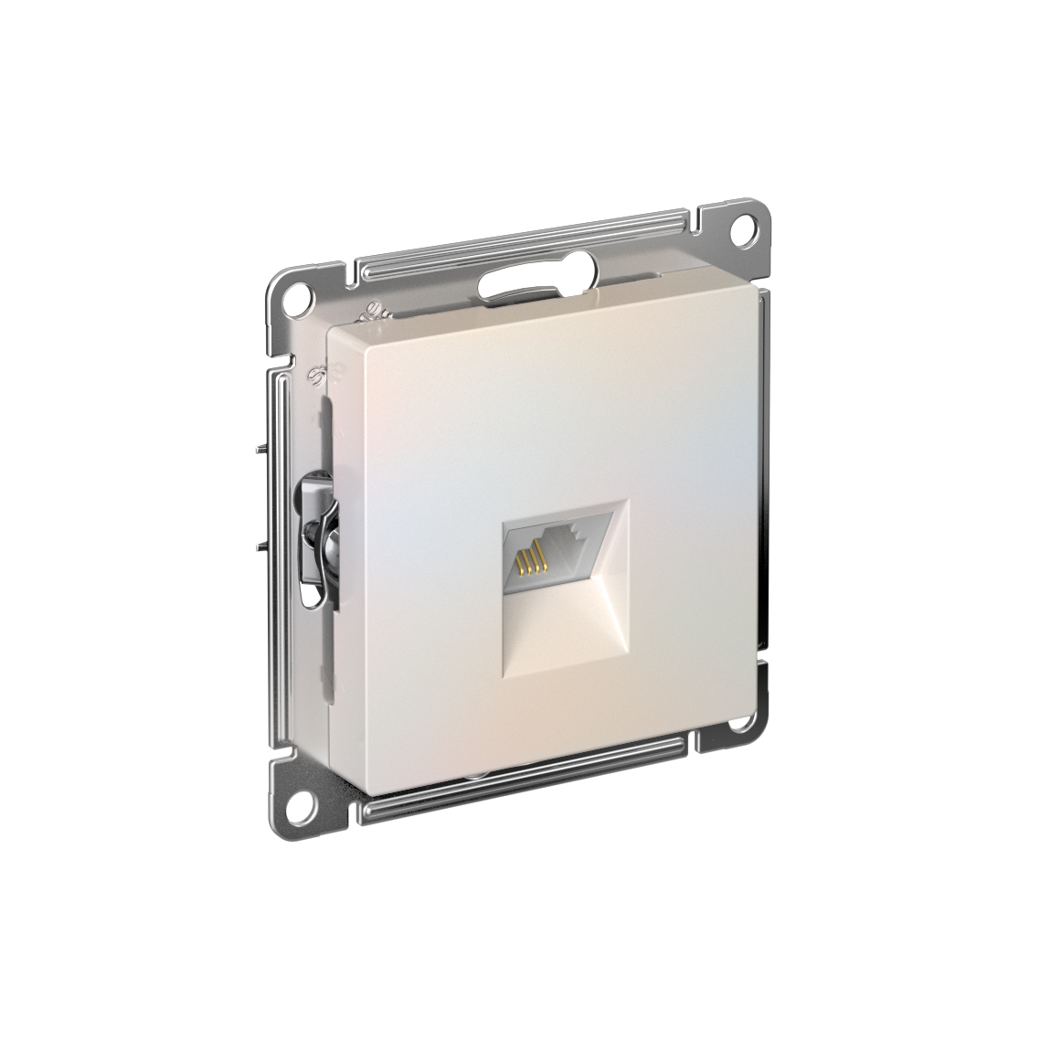 Systeme Electric ATLASDESIGN розетка телефонная 1-я RJ11 жемчуг