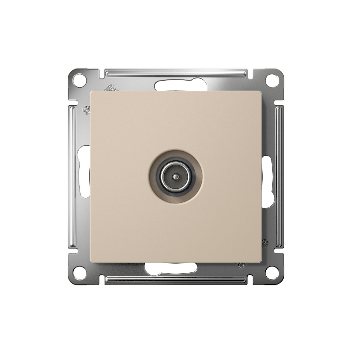 systeme electric atlasdesign розетка tv коннектор песочный