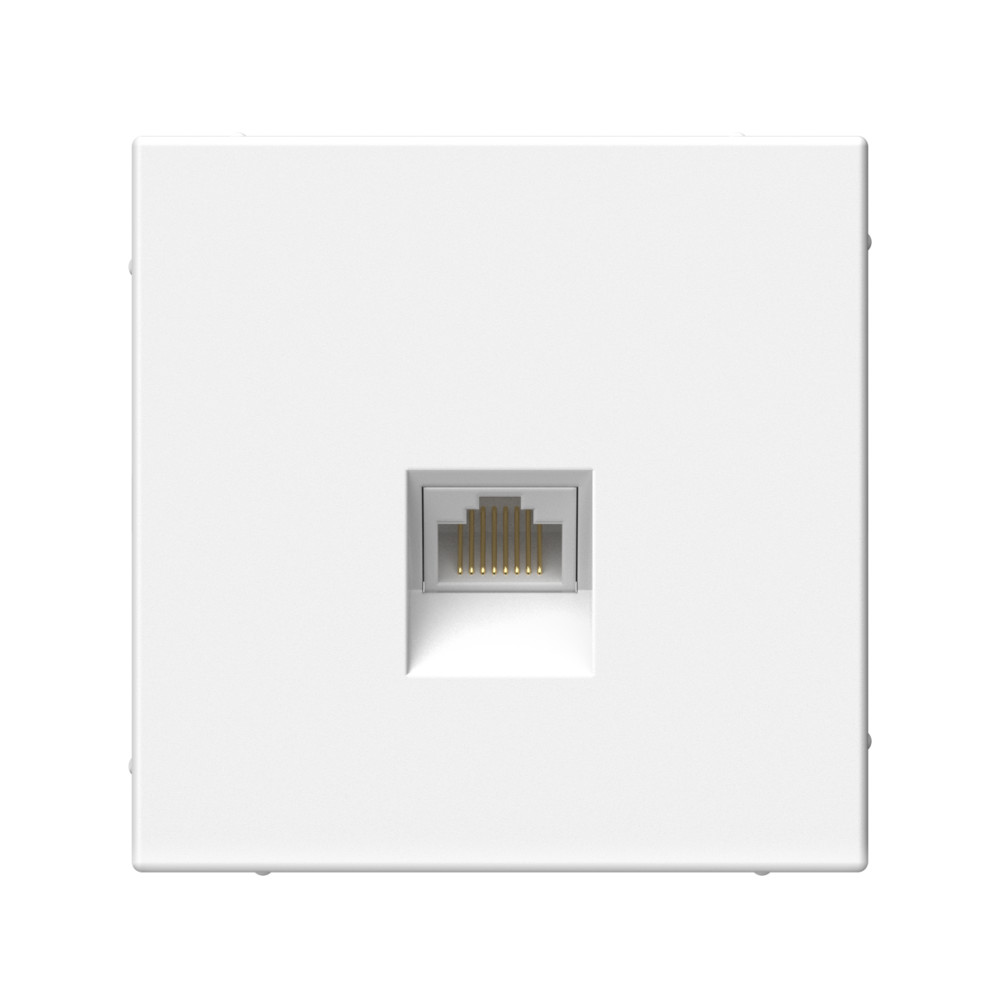 System Electric ArtGallery розетка компьютерная 1-я RJ45 6е кат. белый GAL000186
