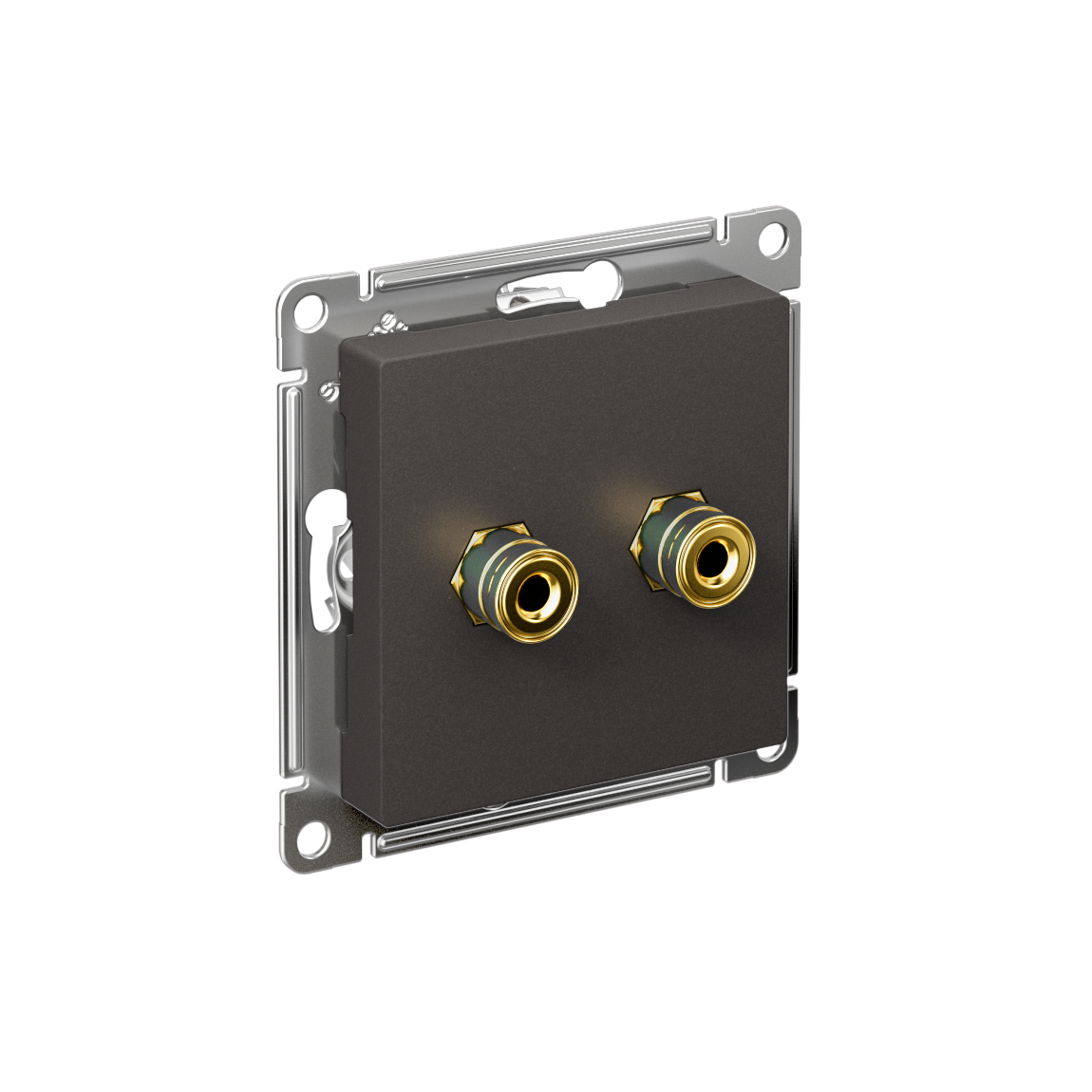 Systeme Electric ATLASDESIGN розетка аудио 2-я базальт ATN001487