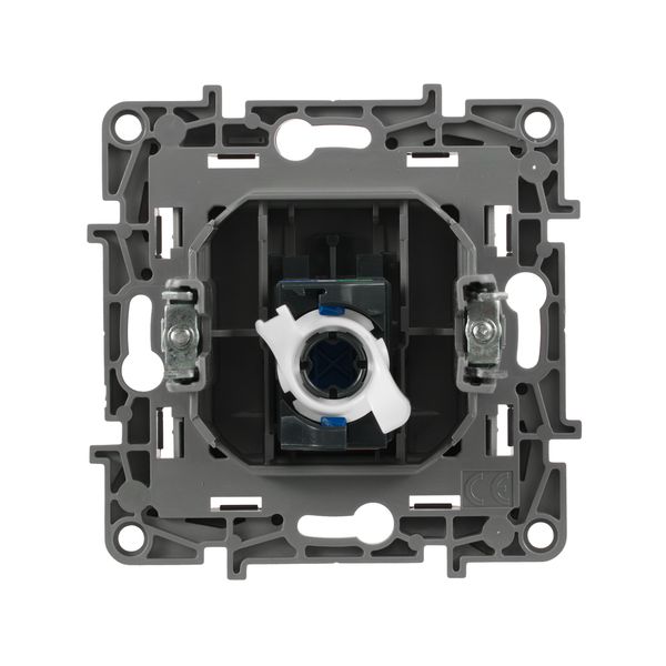 legrand etika розетка компьютерная 1-я rj-45 utp 8 контактов 1 выход 6 кат. алюминий