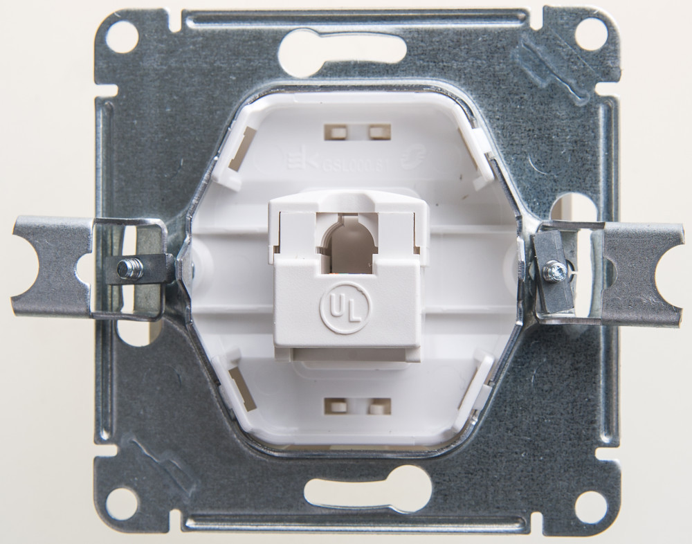 system electric glossa розетка компьютерная 1-я rj45 5е кат. перламутр