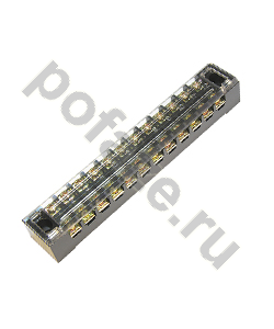 Клеммный блок карболитовый ТВ-4512 600V 45A 12P медный луженный Ванбор