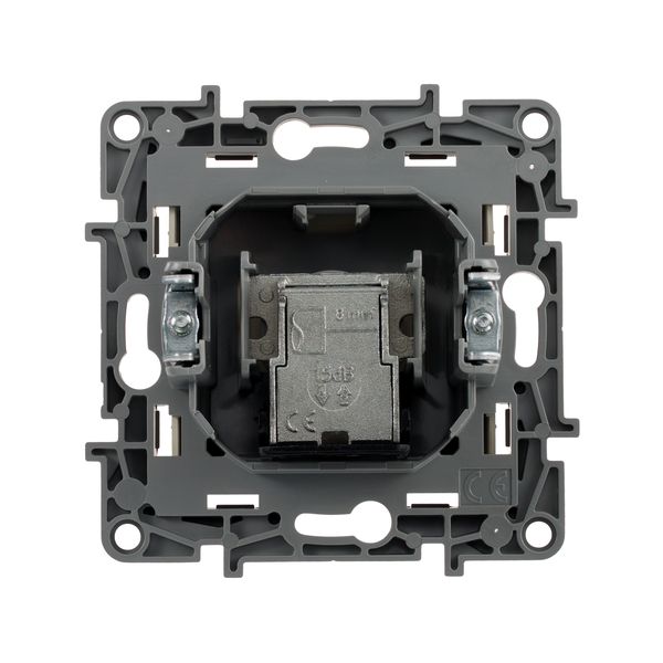 legrand etika розетка телевизионная проходная 14 дб - 5-862 мгц слоновая кость
