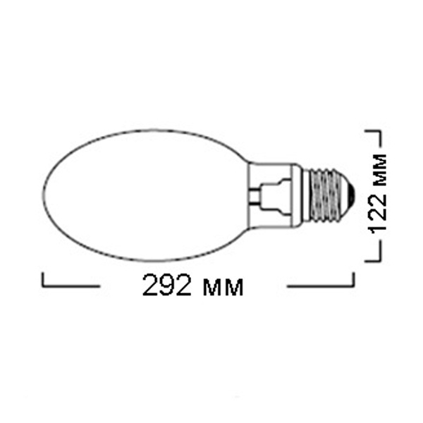 Лампа ртутная (ДРЛ) HSL-BW Е40 400Вт Sylvania