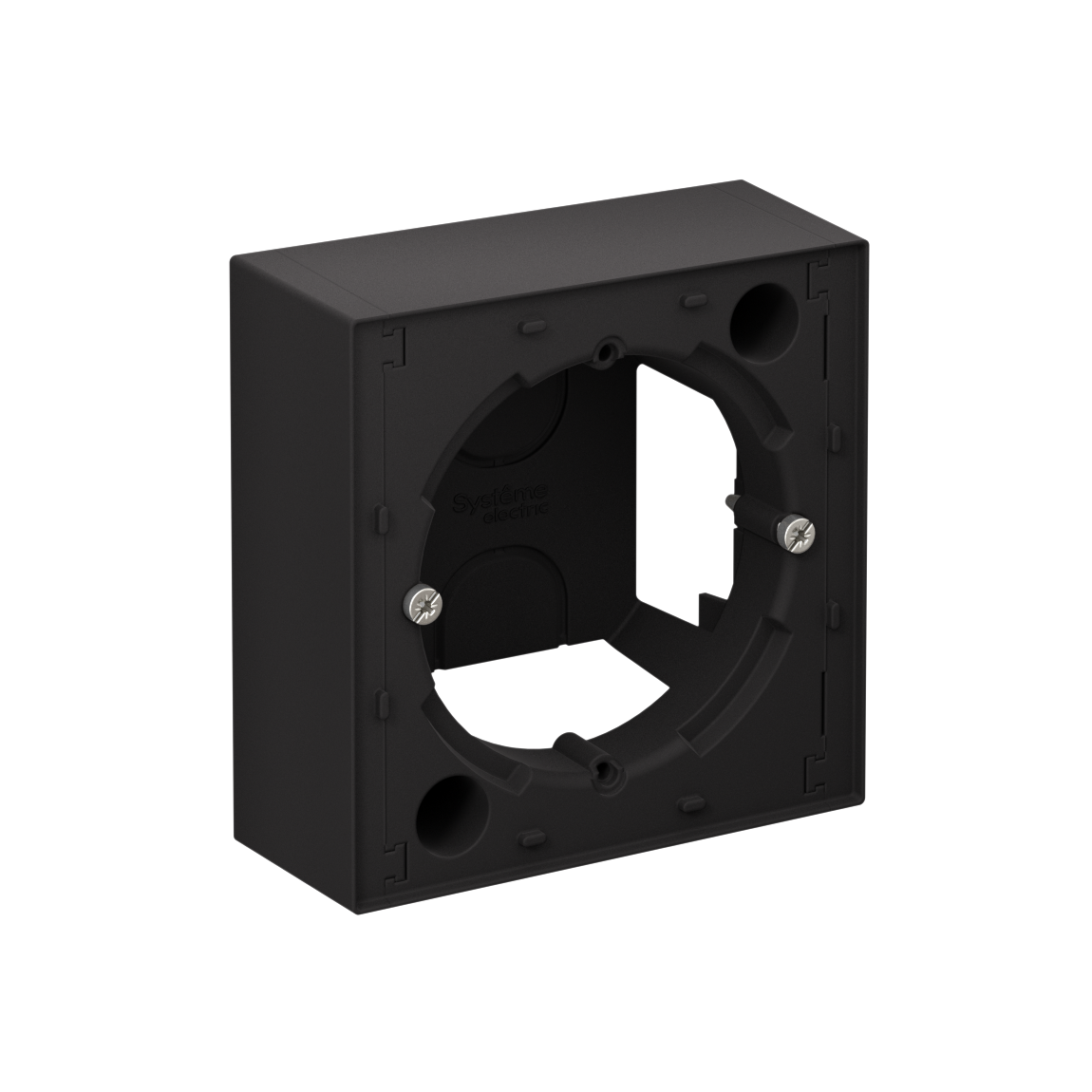 Systeme Electric ATLASDESIGN коробка наружного монтажа карбон