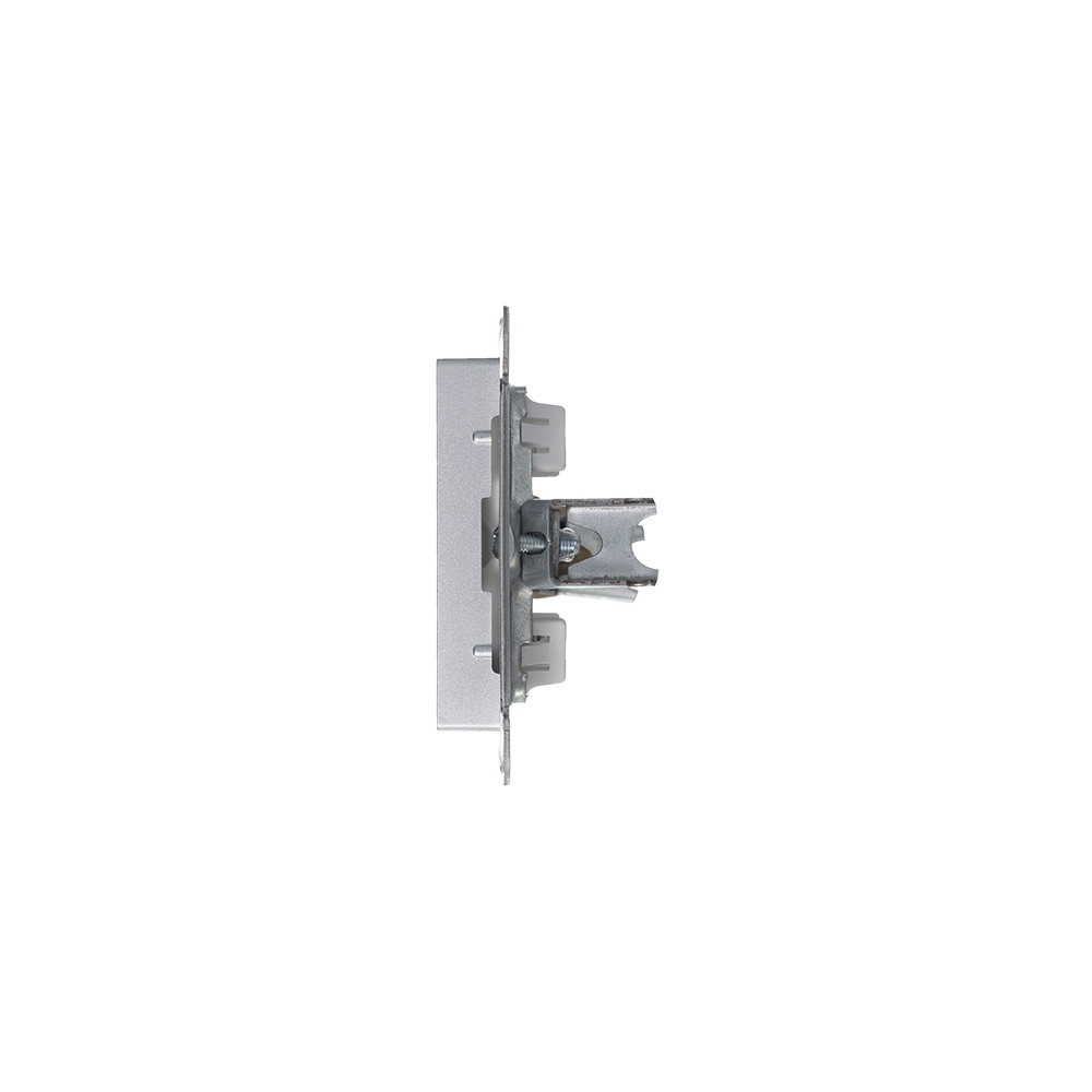 systeme electric atlasdesign, розетка tv коннектор алюминий atn000393