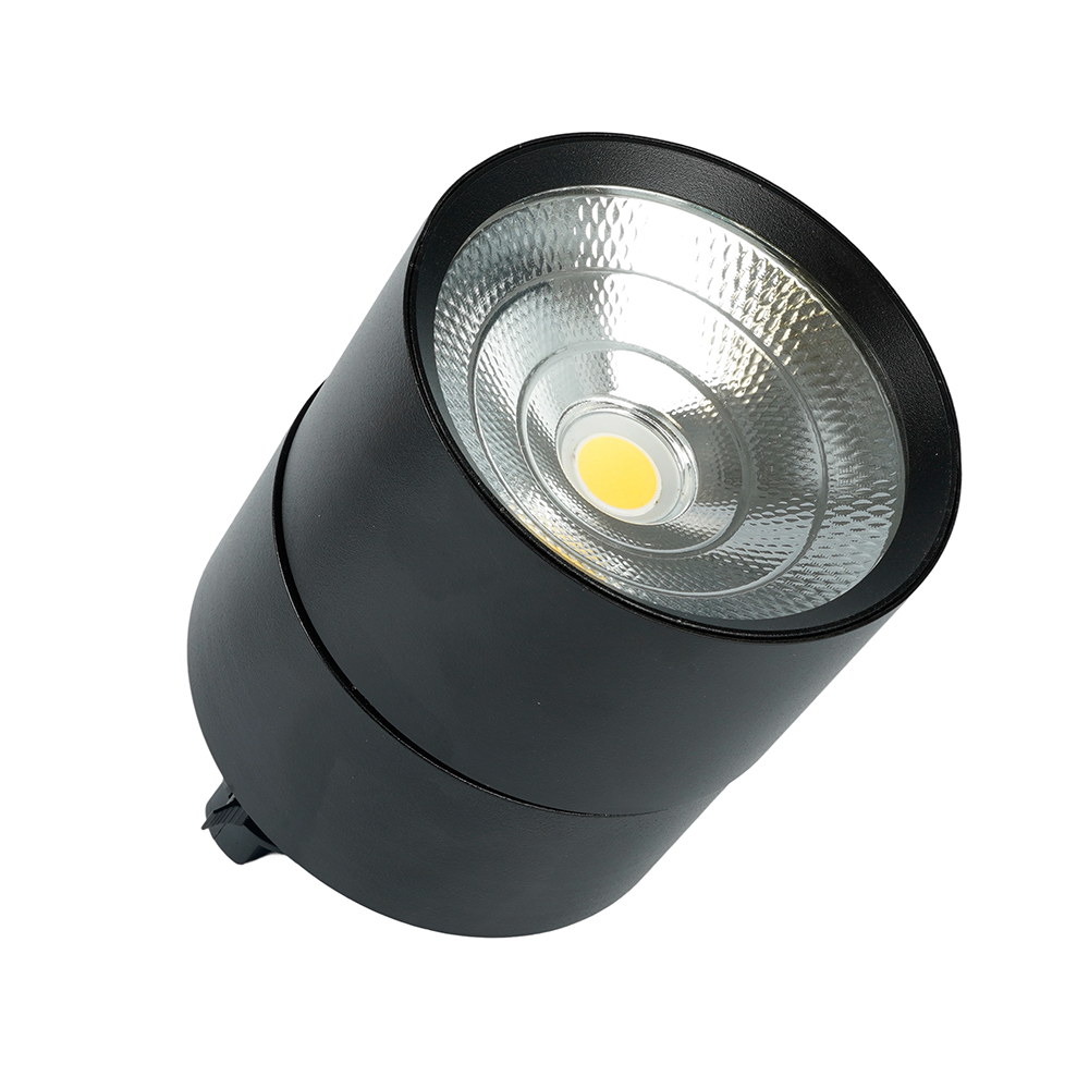 светильник трековый светодиодный на шинопровод 25w, 2250 lm, 90 градусов, черный, 4000к, al107 со вс