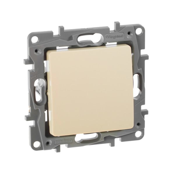legrand etika выключатель 1 клавишный слоновая кость