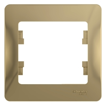 System Electric Glossa рамка 1-я универсальная титан