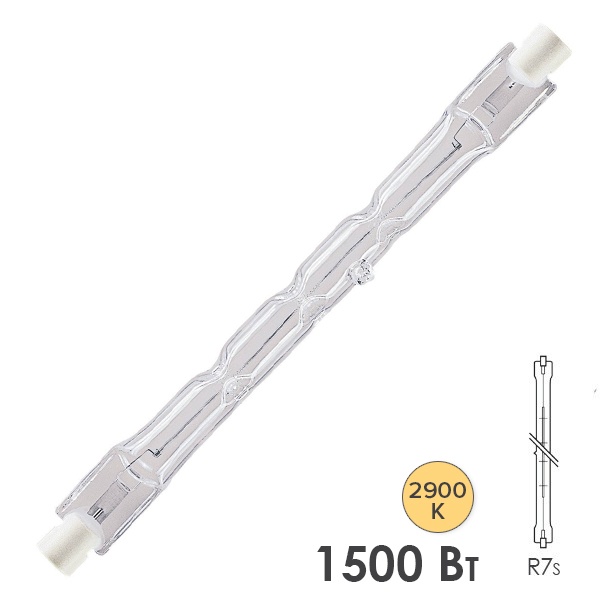 Лампа галогенная линейная 64760 HALOLINE R7S  1500Вт (250,7mm) Osram