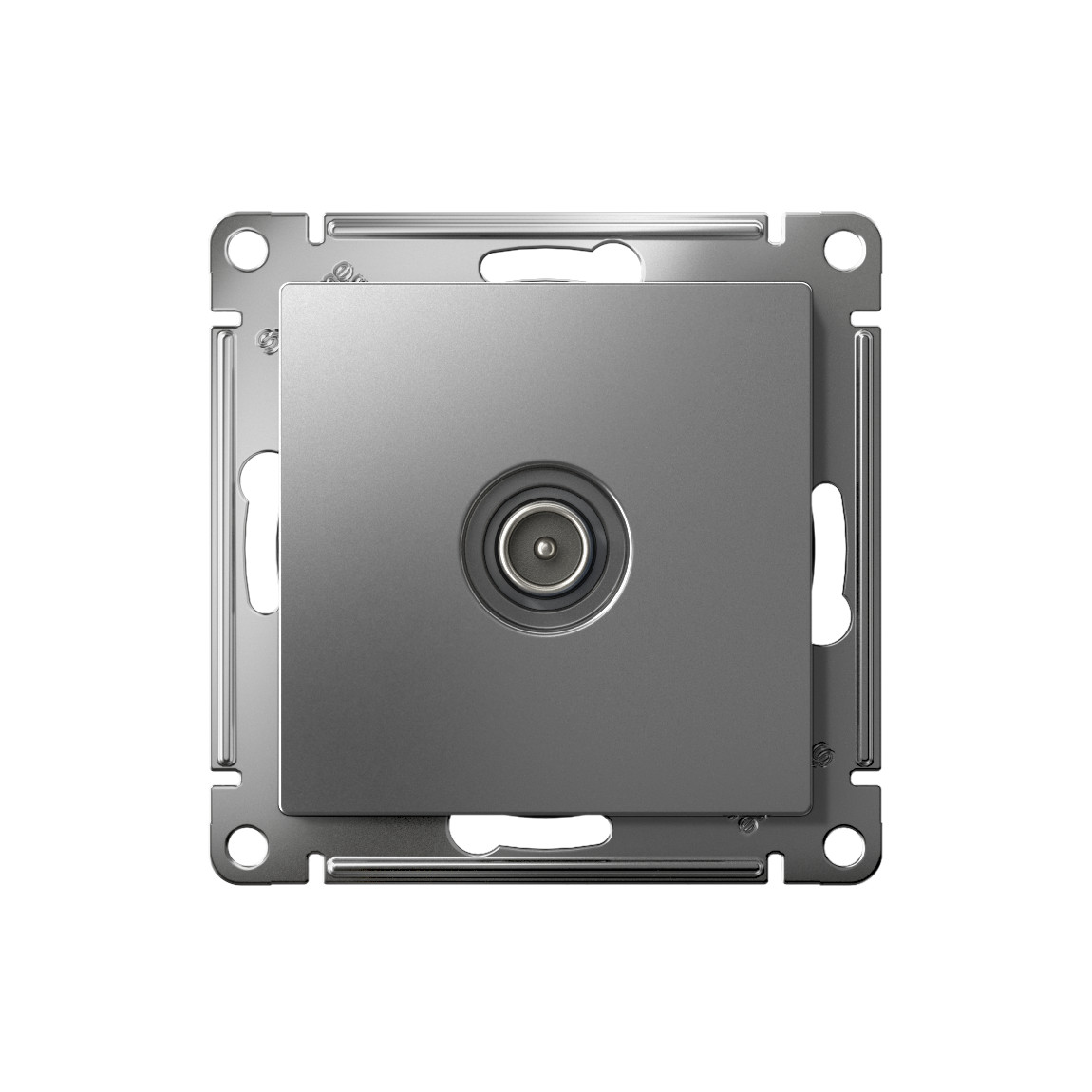 systeme electric atlasdesign розетка tv оконечная 1db сталь