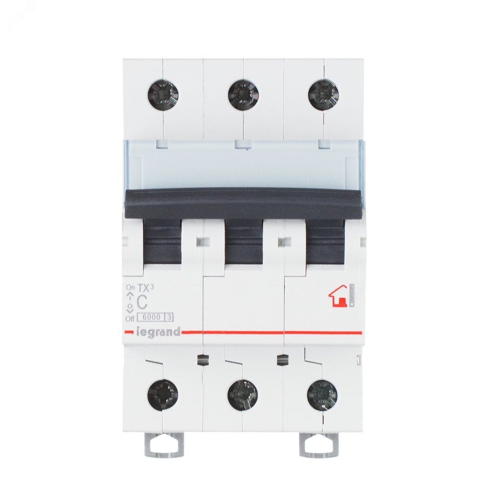 legrand 404058 автоматический выключатель тх3 3p 25a 6ка тип с