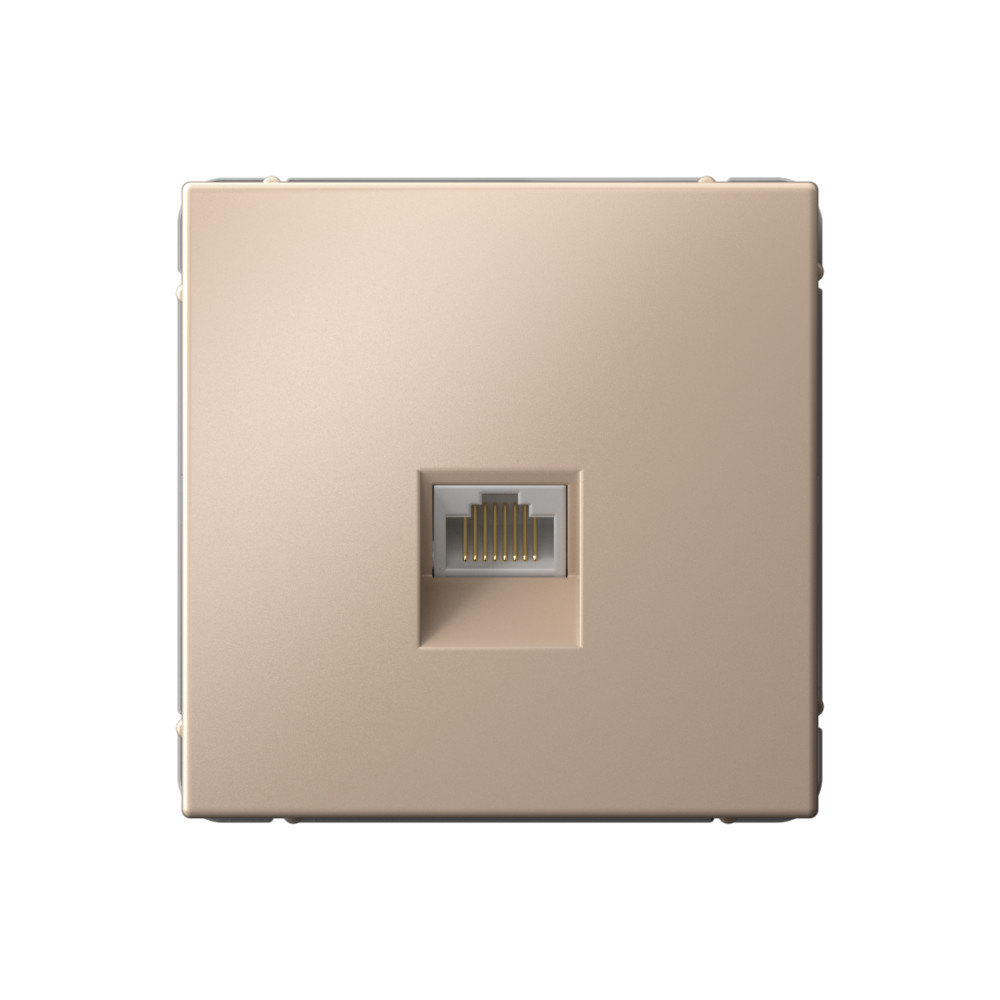 System Electric ArtGallery розетка компьютерная 1-я RJ45 6е кат. песочный GAL001286