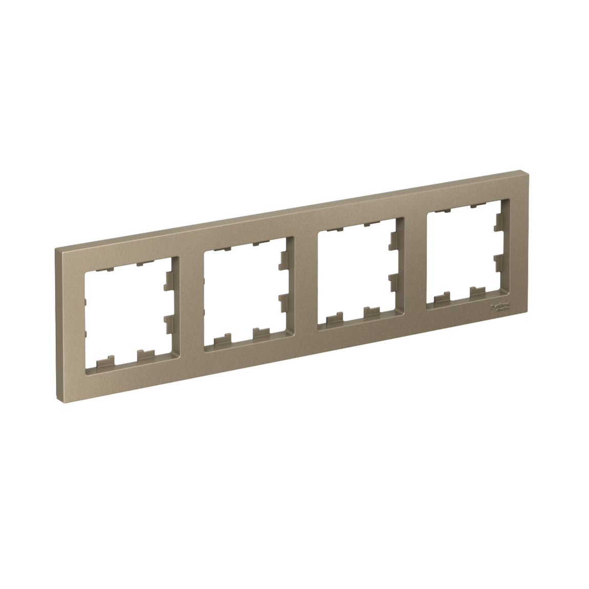 Systeme Electric ATLASDESIGN рамка 4-я горизонтальная шампань