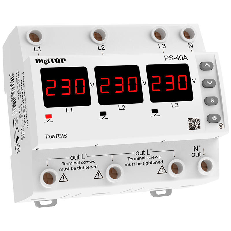 Переключатель фаз PS-40A DigiTop