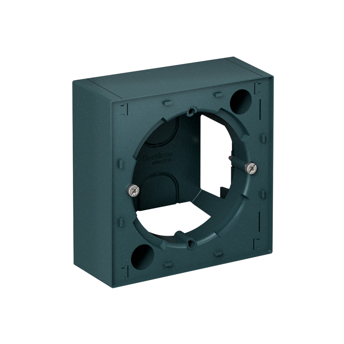 systeme electric atlasdesign коробка наружного монтажа изумруд