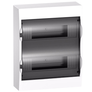 шкаф навесной с прозрачной дверью 2 ряда/24 модуля easy9 schneider electric