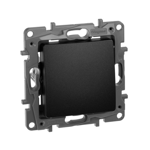 legrand etika выключатель 1 клавишный антрацит
