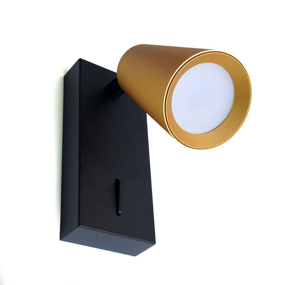 Светильник Feron ML1850 BELL, 35W, 230V, GU10, золото и чёрный  48420
