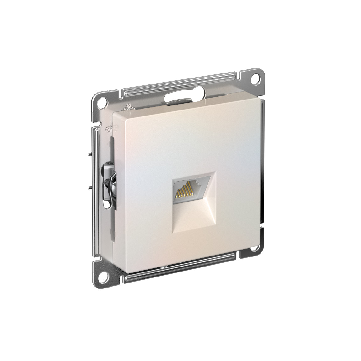 systeme electric atlasdesign розетка компьютерная 1-я rj45 5е кат. жемчуг