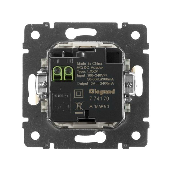 legrand valena розетка usb 2-я 1500 ма слоновая кость