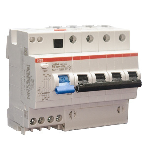 abb дифференциальный автомат 4-полюсный ds204 ac-c25a/0,03 (30mla) 6 модулей 2csr254001r1254