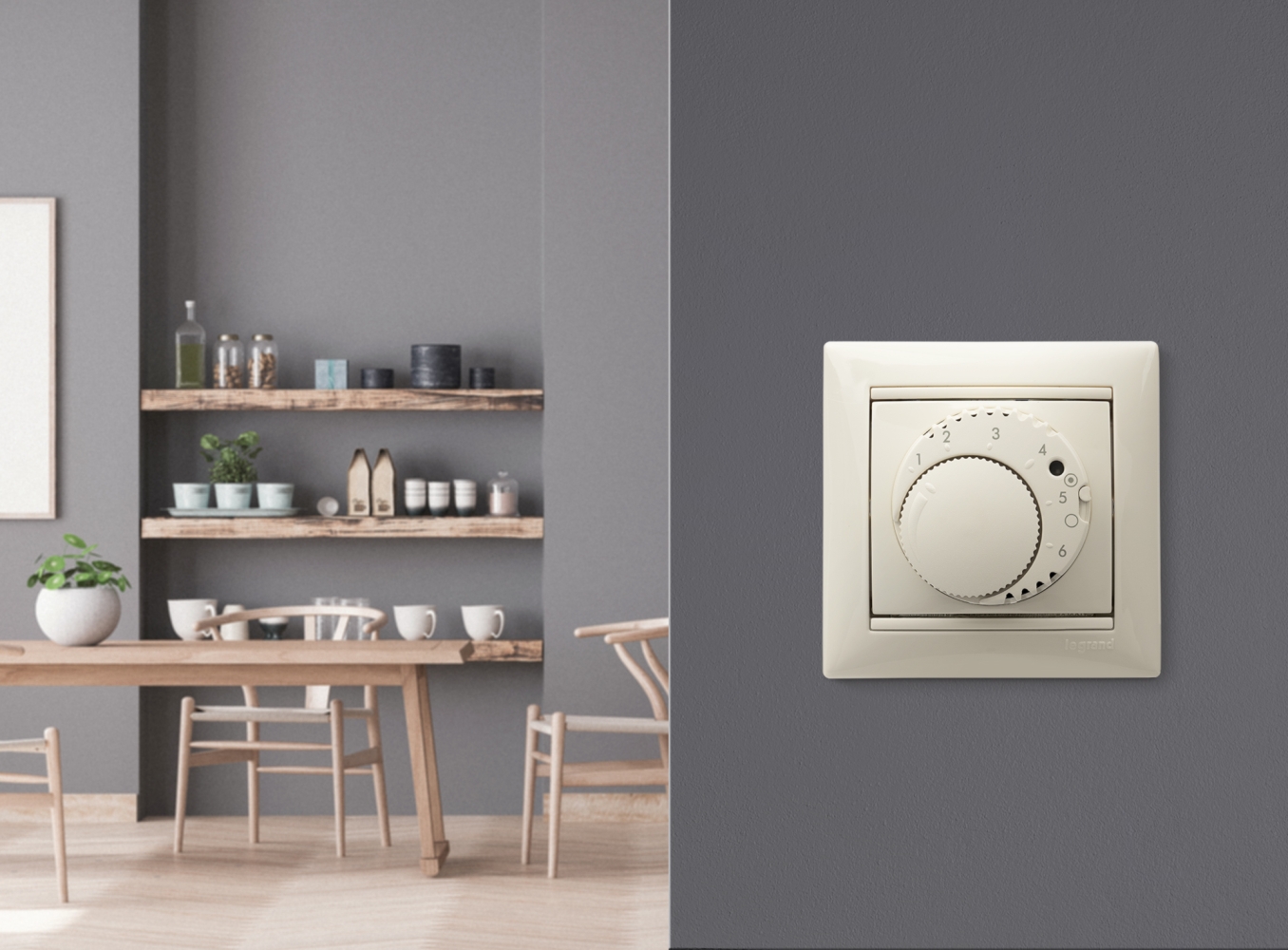 legrand valena термостат для тепл полов с датчиком 10 а слоновая кость