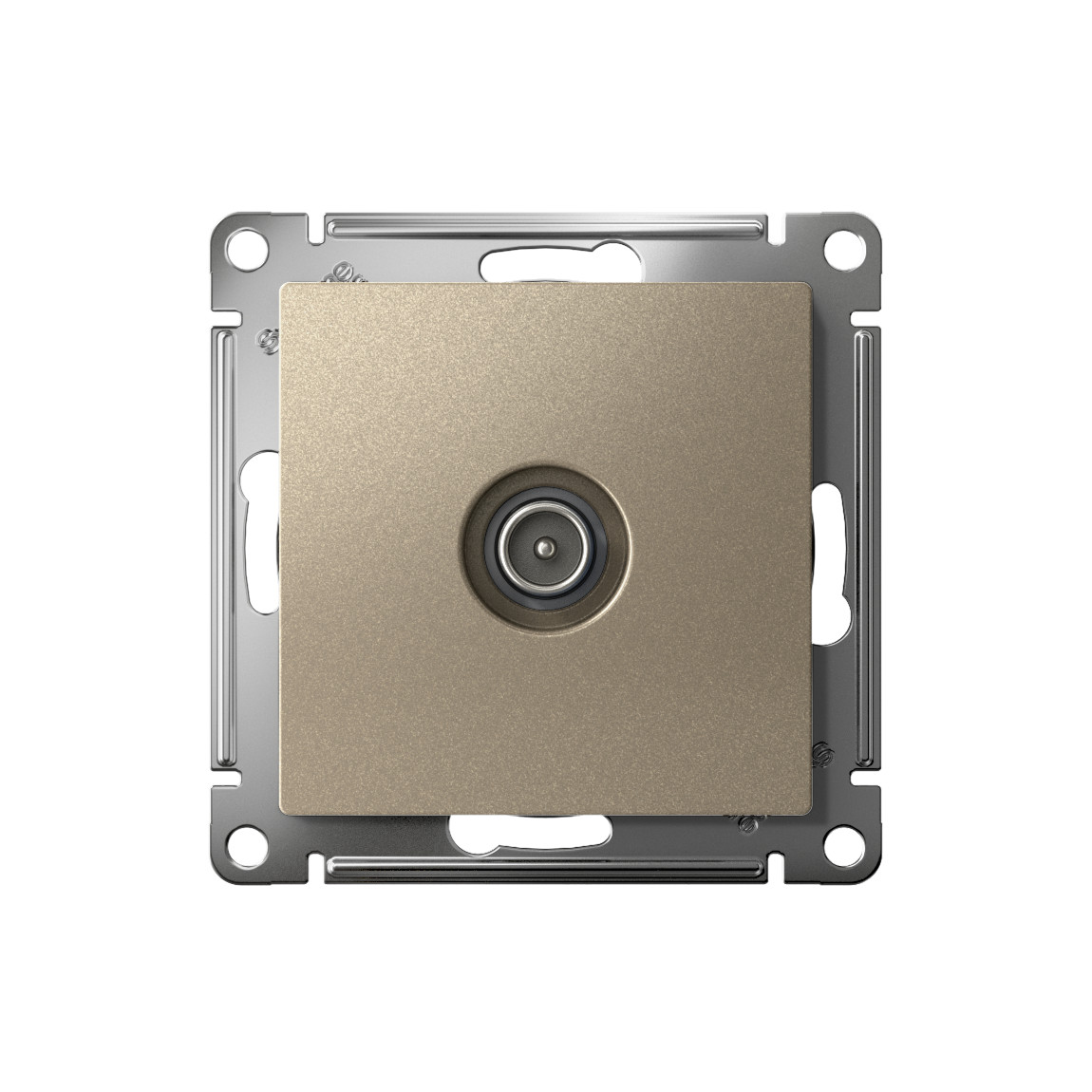 systeme electric atlasdesign розетка tv оконечная 1db шампань