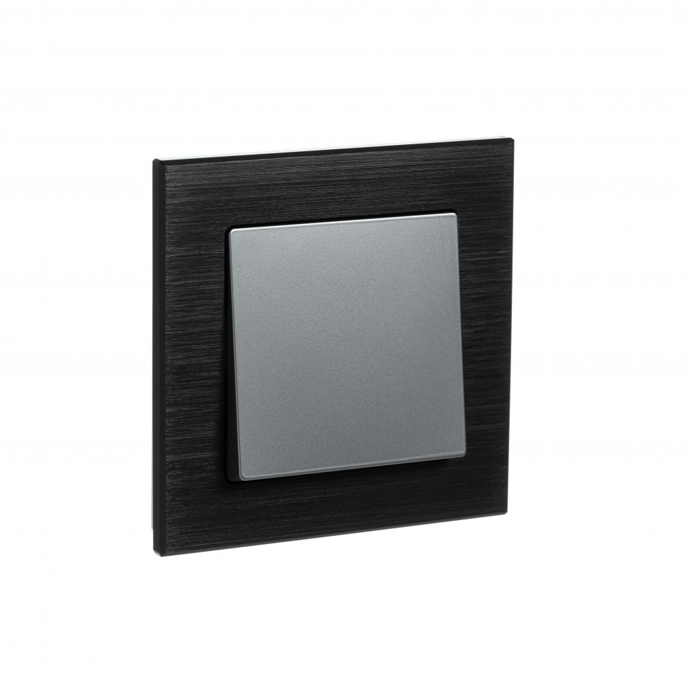systeme electric atlasdesign nature металл рамка 1-я универсальная оникс