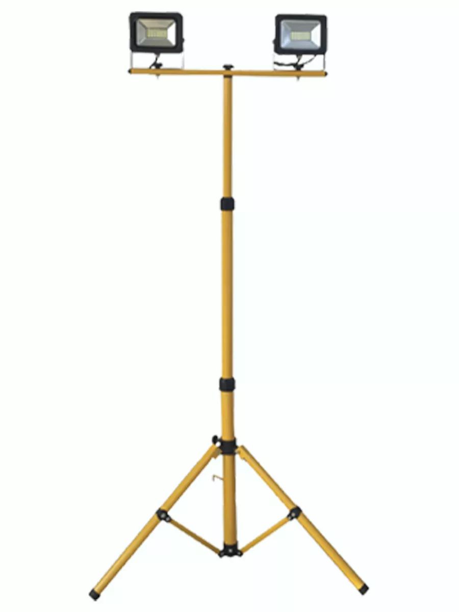 светодиодный прожектор на стойке fl-led light-pad stand grey 2x30вт 4200к 5100лм  ас220-240в  foton 606792