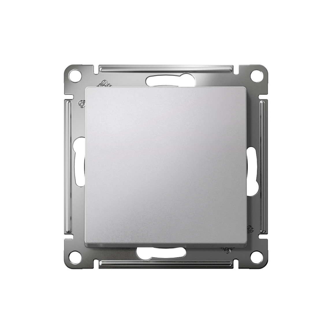 systeme electric atlasdesign, выключатель 1-клавишный алюминий atn000311