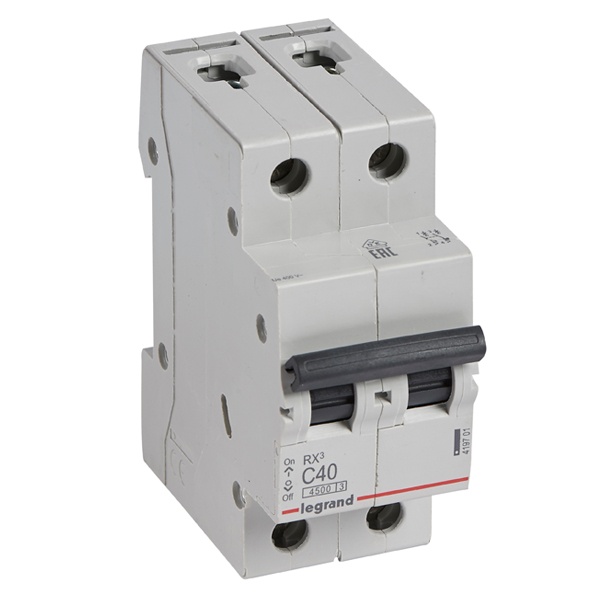Legrand автоматический выключатель RХ3 2P 40A 4,5кА тип С