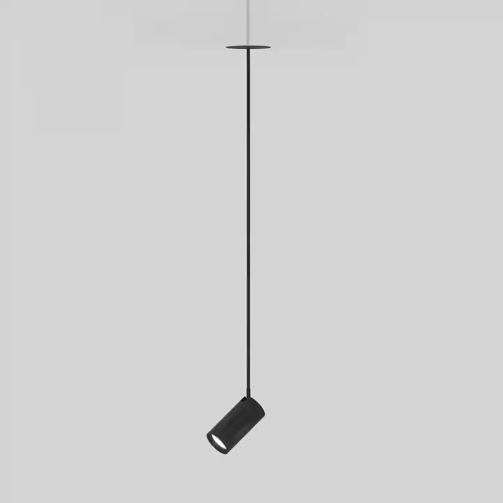 Встраиваемый подвесной светодиодный светильник черный Drop 8W (50242 LED)