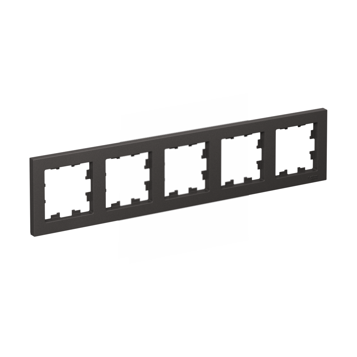 Systeme Electric ATLASDESIGN, рамка 5-я горизонтальная базальт ATN001405